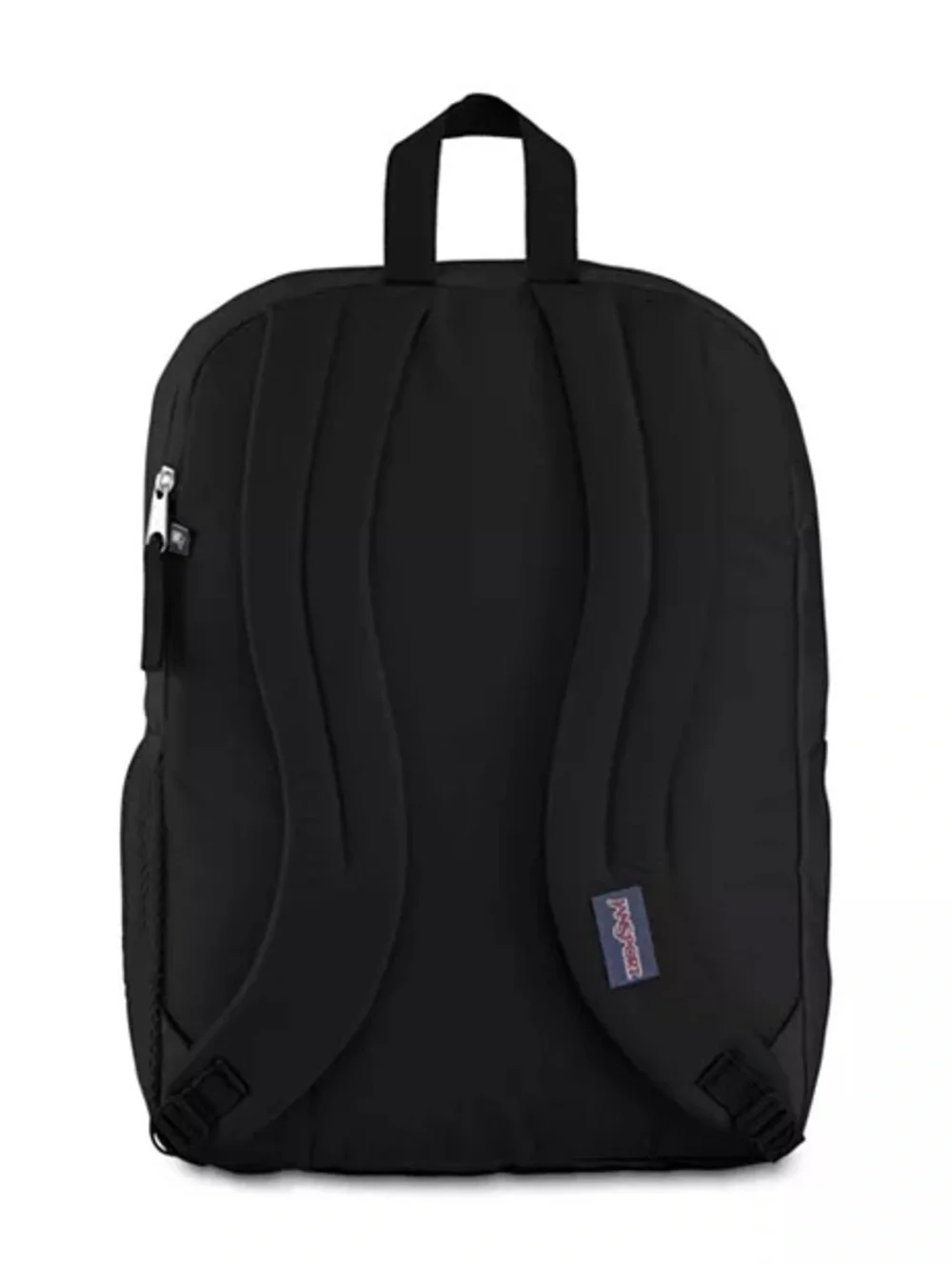 NWT Jansport Digital Student Black Backpack with Blue Logo Patch